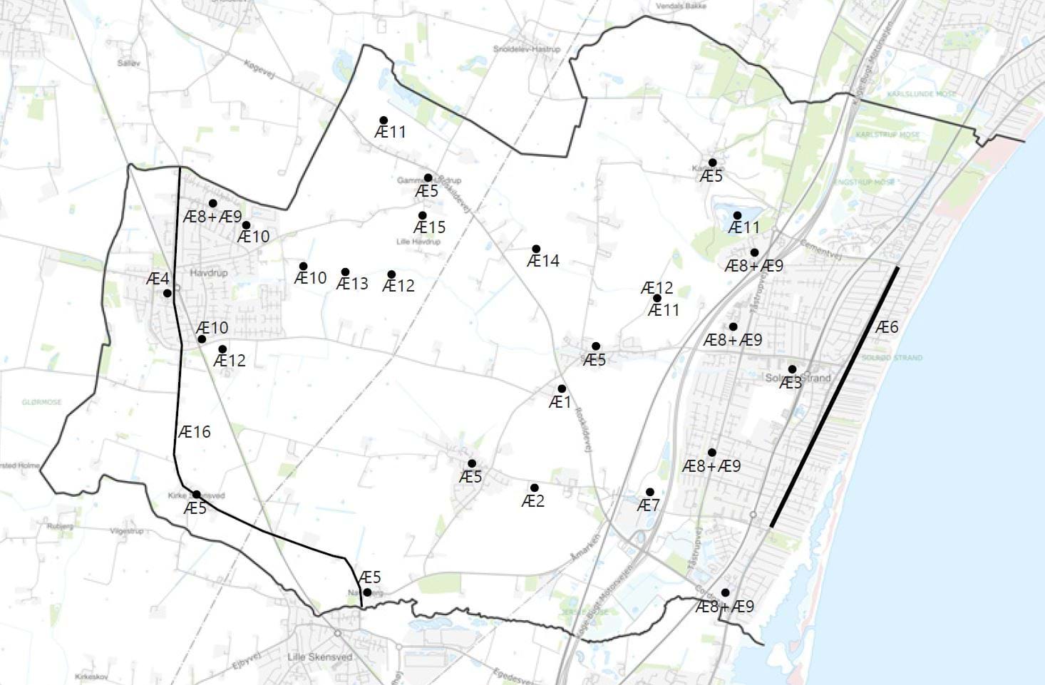Her kan du se et kort med oversigt over de steder der er ændringer i retningslinjer